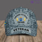 Personalized Rank And Name Sweden Soldier/Veterans Camo Baseball Cap - 30052402QA