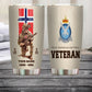 Personalized Norway Veteran/ Soldier With Rank, Year And Name Tumbler - 10062401QA