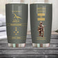 Personalized France Veteran/ Soldier With Rank, Year And Name Tumbler - 11062401QA