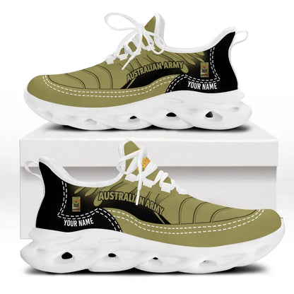 Personalized Australia Soldier/Veterans With Rank And Name Men Sneakers Printed - 19062401QA