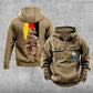 Personalisierter Vintage-Kapuzenpullover mit deutschem Soldaten-/Veteranen-Print – 21062402QA