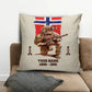 Personalized Norway Soldier/ Veteran With Name, Year And Rank Pillow 3D Printed - 03072401UT