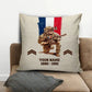 Personalized France Soldier/ Veteran With Name, Year And Rank Pillow 3D Printed - 03072401UT