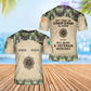 Personalized Ireland Soldier/Veteran Camo with Name, Year and Rank Hoodie All Over Printed - 17200512