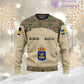 Personalized Sweden Soldier/Veteran Camo with Name, Year and Rank Hoodie All Over Printed - 17200512