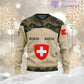 Personalized Swiss Soldier/Veteran with Name, Year and Rank Hoodie All Over Printed - 17200512