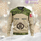 Personalized Denmark Soldier/Veteran with Name, Year and Rank Hoodie All Over Printed - 17200512