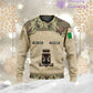 Personalisierter Kapuzenpullover mit Rundumdruck für italienische Soldaten/Veteranen mit Namen, Jahr und Rang – 17200512