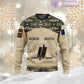 Personalized France Soldier/Veteran Camo with Name, Year and Rank Hoodie All Over Printed - 17200512