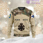 Personalized Finland Soldier/Veteran Camo with Name, Year and Rank Hoodie All Over Printed - 17200512