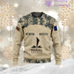 Personalized France Soldier/Veteran Camo with Name, Year and Rank Hoodie All Over Printed - 17200512