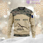 Personalized France Soldier/Veteran Camo with Name, Year and Rank Hoodie All Over Printed - 17200512