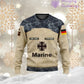 Personalized Germany Soldier/Veteran Camo with Name, Year and Rank Hoodie All Over Printed - 17200512