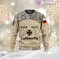 Personalized Germany Soldier/Veteran Camo with Name, Year and Rank Hoodie All Over Printed - 17200512