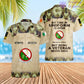 Personalized Ireland Soldier/Veteran Camo with Name, Year and Rank Hoodie All Over Printed - 17200512