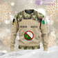 Personalized Ireland Soldier/Veteran Camo with Name, Year and Rank Hoodie All Over Printed - 17200512