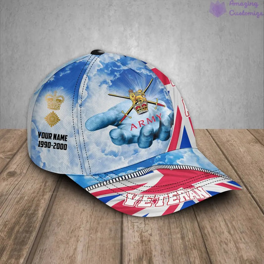 Personalized Rank, Year And Name UK Soldier/Veterans Baseball Cap - 1721260802