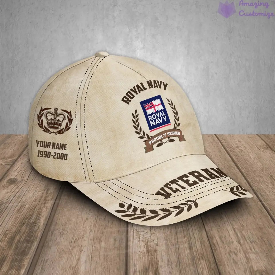 Personalized Rank, Year And Name UK Soldier/Veterans Baseball Cap - 1721260803