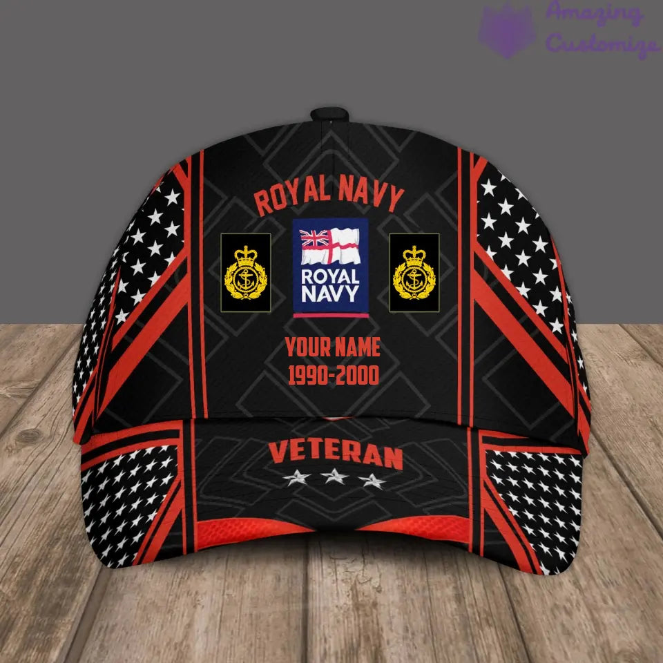 Personalized Rank, Year And Name UK Soldier/Veterans Baseball Cap - 17213472