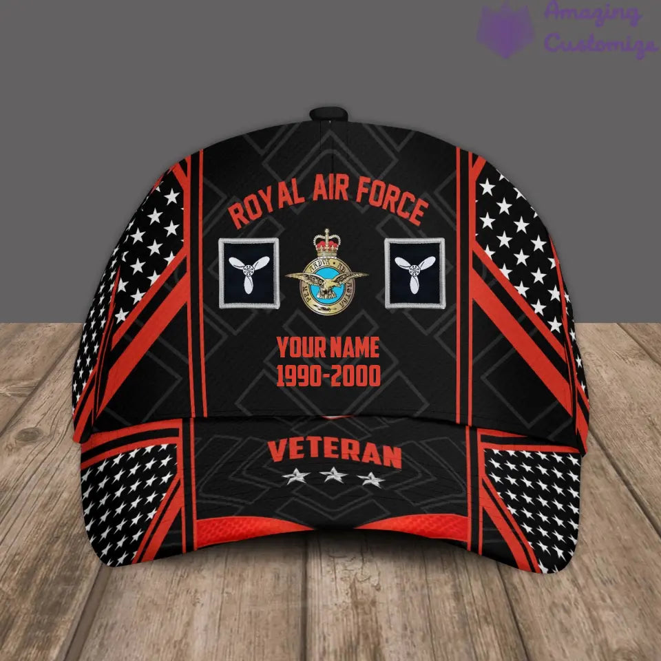 Personalized Rank, Year And Name UK Soldier/Veterans Baseball Cap - 17213472