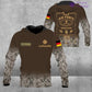 Personalized Germany Soldier/Veteran Camo with Name, Year and Rank Hoodie All Over Printed - 1721606402