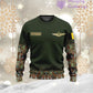 Personalisierter Kapuzenpullover mit Camouflage-Muster für belgische Soldaten/Veteranen mit Namen, Jahr und Rang, komplett bedruckt – 1721606402