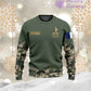 Personalized France Soldier/Veteran Camo with Name, Year and Rank Hoodie All Over Printed - 1721606402