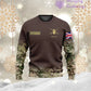 Personalized UK Soldier/Veteran Camo with Name, Year and Rank Hoodie All Over Printed - 1721606402