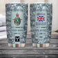 Personalized UK Veteran/ Soldier With Rank, Name Tumbler - 17218656