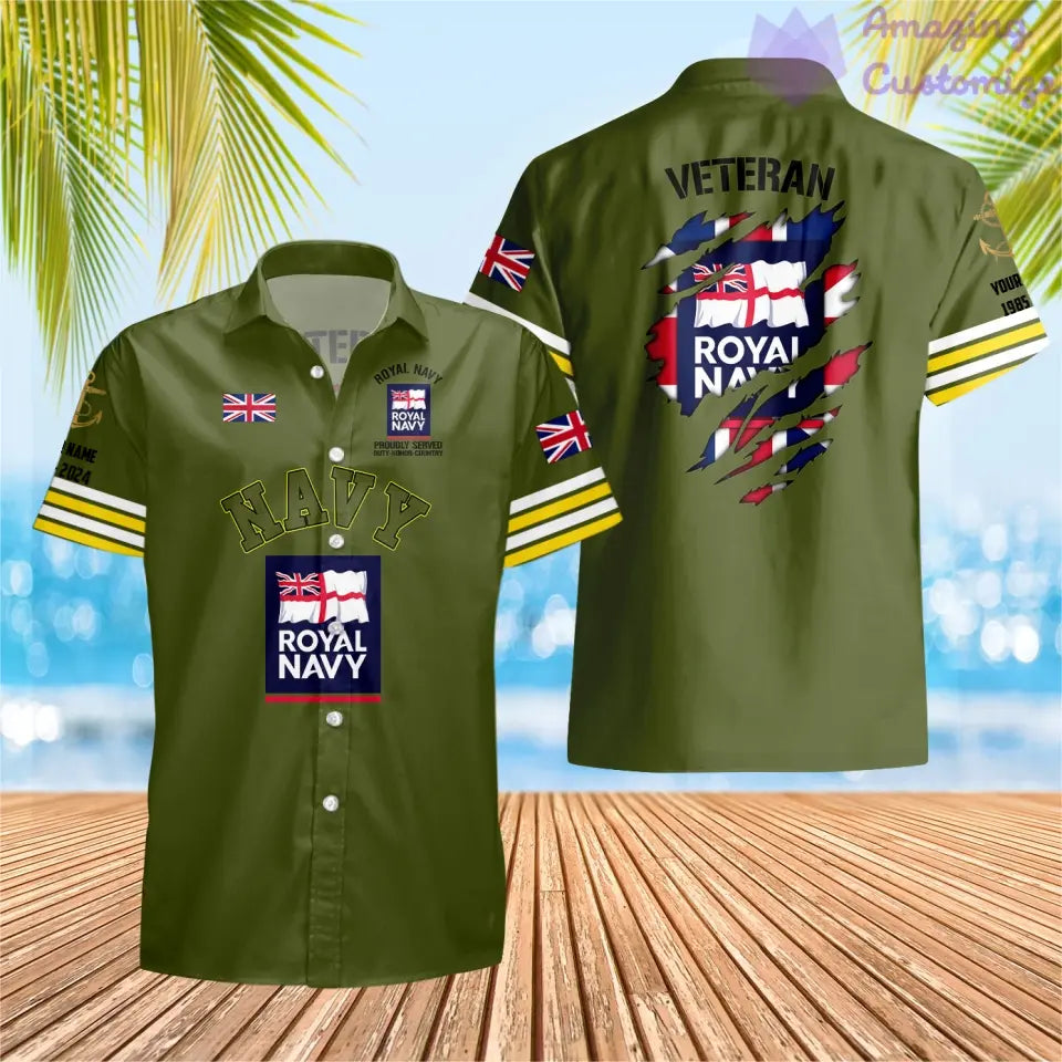 Personalized UK Soldier/Veteran Camo with Name, Year and Rank POLO All Over Printed - 1721865602