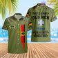 Personalized Germany Soldier/Veteran Camo with Name, Year and Rank POLO All Over Printed - 17217792