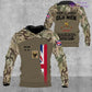 Personalized UK Soldier/Veteran Camo with Name, Year and Rank POLO All Over Printed - 17217792