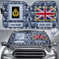 Personalized UK Soldier/Veteran Camo With Name And Rank Auto Sun Shade - 17230752