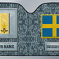 Personalized Sweden Soldier/Veteran Camo With Name And Rank Auto Sun Shade - 17230752