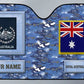 Personalized Australia Soldier/Veteran Camo With Name And Rank Auto Sun Shade - 17230752