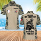 Personalized France Soldier/Veteran Camo with Name, Rank POLO All Over Printed - 17234208