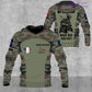 Personalized France Soldier/Veteran Camo with Name, Rank POLO All Over Printed - 17234208