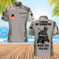 Personalized Germany Soldier/Veteran Camo with Name, Rank POLO All Over Printed - 17234208