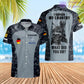 Personalized Germany Soldier/Veteran Camo with Name, Rank POLO All Over Printed - 17234208