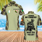 Personalized Ireland Soldier/Veteran Camo with Name, Rank POLO All Over Printed - 17234208