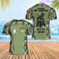 Personalized Ireland Soldier/Veteran Camo with Name, Rank POLO All Over Printed - 17234208