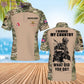 Personalized UK Soldier/Veteran Camo with Name, Rank POLO All Over Printed - 17234208