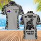 Personalized Australia Soldier/Veteran Camo with Name, Rank POLO All Over Printed - 17234208