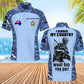 Personalized Australia Soldier/Veteran Camo with Name, Rank POLO All Over Printed - 17234208