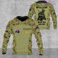 Personalized Australia Soldier/Veteran Camo with Name, Rank POLO All Over Printed - 17234208