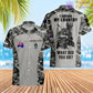 Personalized Australia Soldier/Veteran Camo with Name, Rank POLO All Over Printed - 17234208