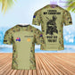 Personalized Australia Soldier/Veteran Camo with Name, Rank POLO All Over Printed - 17234208