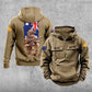 Sweat à capuche vintage personnalisé soldat/vétéran australien imprimé sur toute la surface - 27062401QA