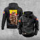 Personalisierter belgischer Soldat/Veteran Vintage Hoodie mit Vollbedruckung - 27062401QA