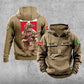 Personalized Denmark Soldier/Veteran Vintage Hoodie All Over Printed - 27062401QA